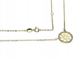 Lovrin Ezüst nyaklánc 925 nap motívummal körben, divatos mintájú ajándék medállal (Lovrin 64984)