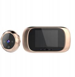 Intelligens Ajtókitekintő, videó csengő, 90° látószög, éjjellátó, aranyszín (TB2835_DD1)