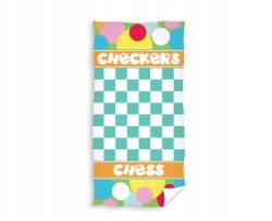 Carbotex Gyerek strandtörölköző figurákkal 70/140cm Sakk (173011)