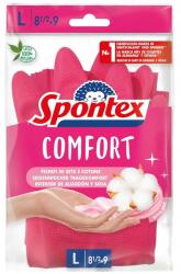 Spontex Kesztyű 100% természetes latex Spontex L-es méret