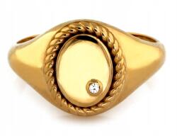 Lovrin 585 arany férfi gyűrű egyetlen cirkóniával méret17 mutatós ajándék (Lovrin 69459)
