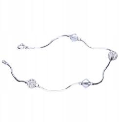 Lovrin Ezüst 925 karkötő cirkónia köves gömbökkel és divatos charmokkal, nőknek (Lovrin 52833)