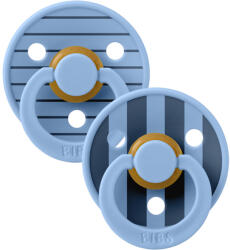 BIBS Studio Pin Colour Égkék mix 0-6 hó