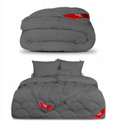 Softimi Egész Éves Antiallergén Paplan 180X200 2 Párna 70X80 Szürke Szett (QUILT-180X200-300+2X70X80-GRAY)