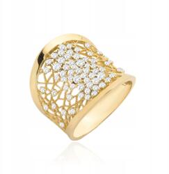 Lovrin Arany áttört gyűrű 585 4, 12g fehér cirkóniákkal, 11-es méret (62093725)