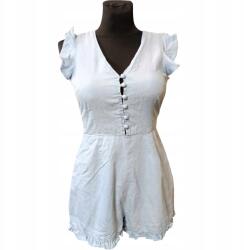 Missguided Rövidnadrágos kombidressz, könnyű, kényelmes, fehér, 34-es méret (UB000564)