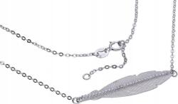 Lovrin Ezüst nyaklánc 925-ös függővel, toll alakú, 3, 63g, elegáns, divatos ajándék (Lovrin 52856)
