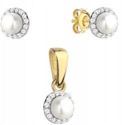 Lovrin Arany színű szett gyöngy fülbevaló és medál 585 2.58g (58716972)