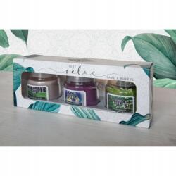 Candle Brothers Ajándék szett szójaviasz illatgyertyákkal Relax (4260676683570)