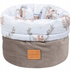 Jukki Tároló Kosár Babakiegészítőknek Kétoldalas Pamut Velvet Jukki (5904506821471)