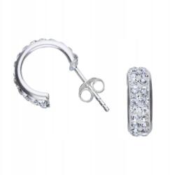 Lovrin 925-ös ezüst fülbevaló, finom cirkónia kövekkel díszítve, ajándéknak is kiváló (45733318)