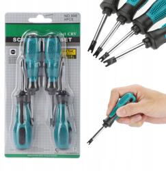 Mágneses csavarhúzó készlet, 4 darab (GS04411)