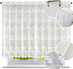 NOW-ART Kész függöny, egyszerű, markizettből, 150x300 cm, virágos függöny, függöny nappaliba (5905575586810 150x300)