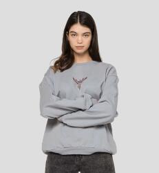  Kaotiko Crew Phoenix Mosott Pulóver S, Szürke, Városi (AL001-01-M002)