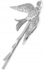  Hajcsat ezüst fecske elegáns madár dekoráció finom (8969609934388)