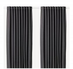 IKEA Iikea Annakajsa Árnyékoló függöny, szürke, 145x300 cm (00390240)