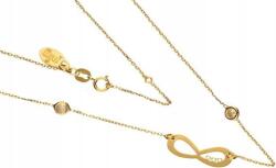 Lovrin Ezüstözött, 925-ös ezüst nyaklánc végtelen jellel, 1, 88g, elegáns, divatos design (Lovrin 52227)