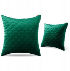 Softimi Díszpárnahuzat 40x40cm Velúr Velvet Dekoratív 100% Díszítő (DECO-PILLOW-40X40-PIK1-GREEN)