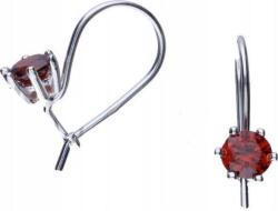 Lovrin Ezüst fülbevaló 925 piros cirkónia kövekkel, 1, 40g egyedi design ajándékba (Lovrin 47354)