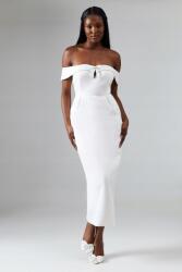Coast Krémszínű MIDI Off Shoulder Ruha (40) (583551)