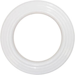 ZOMANC Füstcső falirózsa (rózsa) - 118 mm, fehér színű, 0, 6 mm vastag, 600 °C hőállóság (87220)