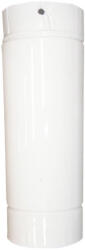 ZOMANC Zománcozott füstcső - 118 mm átmérő, 400 mm hosszú, 0, 6 mm vastag, fehér színű (87212)