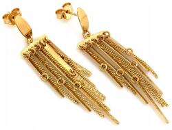 Lovrin Arany fülbevaló 585 hosszú mozgó 4.65g stekkeres elegáns 55mm (60978924)