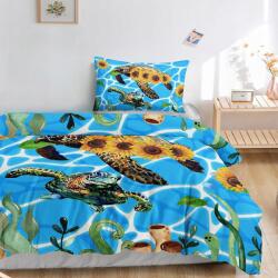  3D ágynemű szett Teknősekkel 135x200cm és párnahuzat 80x80cm (B0CBWZGPKT)