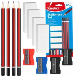 Hb Ceruza Készlet Vázlatkészítéshez Radír Hegyező 12 db (ołówek)