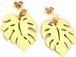 Lovrin Arany Fülbevaló 585 Lógó Sima Levél divatos minta neki 14k női