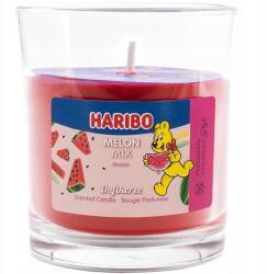 HARIBO Illatgyertya üvegben, görögdinnye ízű zselés cukorka illattal Haribo Melon Mix, ajándék ötlet (4262399025354)