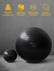  PhysKcal Szett: Gimnasztikai labda, jóga pilates, fitnesz, irodai használatra, 65 és 23 cm (5906896574920)