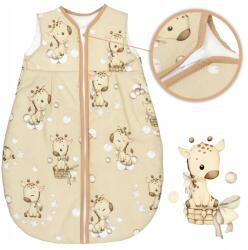 Ankras Csecsemő Hálózsák Alváshoz 56-62 Különböző Mintákkal! (Śpiworek 56-62 ŻYRAFKI BEŻOWE CAŁOROCZNY)