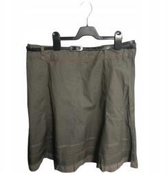 CabinZero zero Midi Szoknya Kényelmes Stílusos Övvel Zöld 44-es Méret (UB000775)