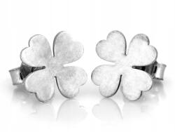 Lovrin Ezüst fülbevaló 925 négylevelű lóhere szárral női 0.89g ajándékba divatos