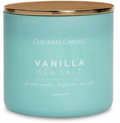 Colonial Candle Szójaviasz illatgyertya Colonial Candle Vanília tengeri só 3 kanóccal (665098545071)
