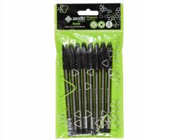 ZENITH Handy golyóstoll, 0, 7 mm, fekete, kupakkal, 8 db, 201318012 (201318012)