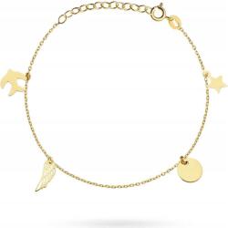 Lovrin Női arany karkötő csillaggal 585 finom ajándéknak is tökéletes 14kt (lovrin86754)
