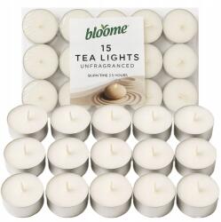 Bloome Teamécsesek Illatmentes Teamécses Kicsi Dekoratív 15db (świeczki tealight)