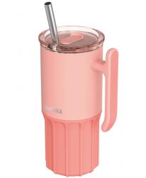 QUOKKA Umi, Rozsdamentes acél termobögre, Peachy Pink (Barackrózsaszín), 720ml, 40093 (40093)