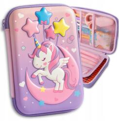  Tolltartó 3az1ben Nagy, kihajtható, kozmetikai táska Iskolai Egyérnű Lányoknak 3D (Wielofunkcyjny PIÓRNIK duży saszetka SZKOŁA)