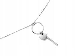 Lovrin Ezüst női nyaklánc ródiumozott ezüstből szívvel 925 2.30g ajándékba (60772394)