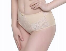 Lanny Mode Csipkés Bugyi, Lanny Mode Toronto, bézs, Size XL, nylon, csipkével