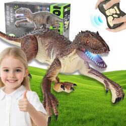 Interaktív Dinozaurus Távirányítós Robot Gyerekeknek Sétál Hang Led