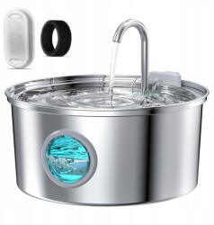 3, 2 literes (108 uncia) macska itatókút, rozsdamentes acél csappal (YXSC-3.2L)