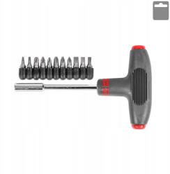 MAAN T-markolatú csavarhúzó készlet, 11 részes (4515)