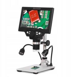  7"-OS LCD Digitális Mikroszkóp 1-1200X 12MP 2 × Fény (G1200)