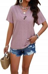  Missdong Női póló, rózsaszín, L (B0CWCTB9S4-2)