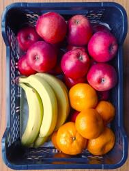 Farma z Rohoznice Gyümölcsös kosár Gyümölcs trió