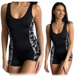 Ercole Női Plus Size Egyrészes Fürdőruha Kostüm 44 XXL Monokini (Strój kąpielowy jednoczęściowy damski B28C-44)